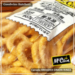 McCain Canada BREADED ONION RINGS Mc Cain 2Lbs 907g